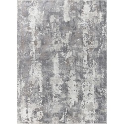 Modern Abstract Tapijt DONNA - Grijs - 160x213 cm