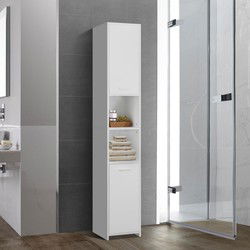 ML-Design Badkamermeubel wit, 30x190x30 cm, gemaakt van MDF