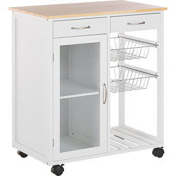 BOVES - Keukentrolley - Wit - MDF