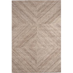LABEL51 Vloerkleden Blendy - Taupe - Wol - 200x300 cm