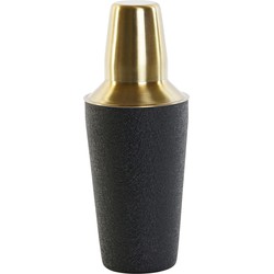 Cocktailshaker Glam – RVS – Zwart/Goud – Ø 9,5 x H 22 cm