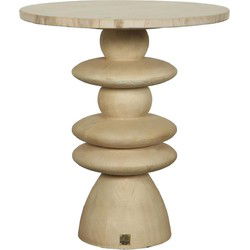 PTMD Bijzettafel Callain - 45x45x50 cm - Hout - Naturel