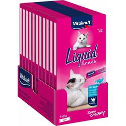 VITAKRAFT CAT LIQUID SNACK ZALM & OMEGA 11X3 ST