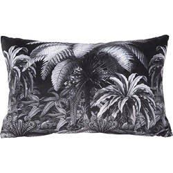 Kussen Jungle - Velvet Zwart - 45x60cm