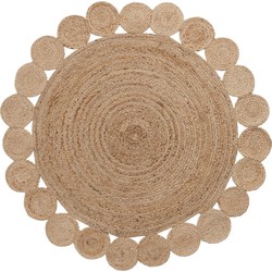 Kave Home - Coss rond vloerkleed 100% jute Ø 150 cm