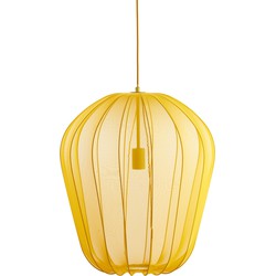 Light & Living - Hanglamp PLUMERIA - Ø50x60cm - Geel