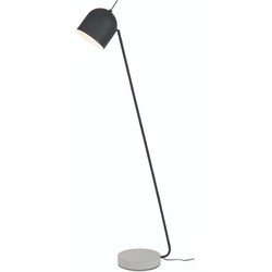 Vloerlamp Madrid - Zwart/Cement - 45x25x146cm