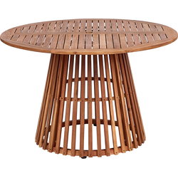 AGELLO - Tuintafel - Lichthout -  120 cm - Acaciahout