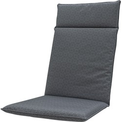 Madison - Hoge rug - Check grey - 120x50 - Grijs