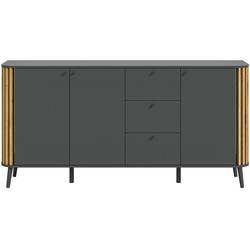 Dressoir met 3 laden en 3 deuren L177 cm - PURE