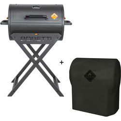 Boretti Fratello houtskoolbarbecue 2.0 incl. beschermhoes