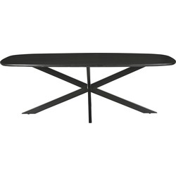 Livingfurn Jesper Danish Oval Black 230cm