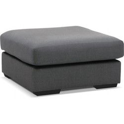 LUCA design bankpoef 95x95x50 cm Grijs