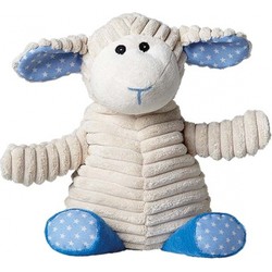 Blauwe schapen heatpack/coldpack knuffels 27 cm knuffeldieren - Opwarmknuffels