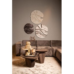 PTMD Wandpaneel Samraj - 90x2x90 cm - MDF - Wit