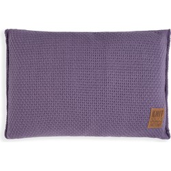 Knit Factory Jesse Sierkussen - Violet - 60x40 cm - Inclusief kussenvulling