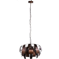 PTMD Marxy Copper metal hanging lamp layered round