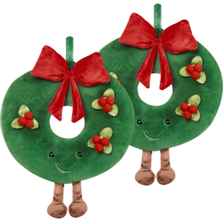 Beliani BONBON - Sierkussen-Groen-Polyester