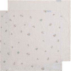Baby's Only Hydrofiele doek Tender - 2-pack - Linen/Clover - 115x115 cm