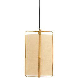 Light&living Hanglamp Ø37x66 cm SENDAI zand+bamboe naturel