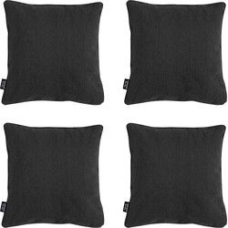 Madison -  Sierkussen Black canvas eco+ - Ca. 50x50 cm - Set van 4