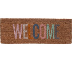 Present Time - Deurmat Welcome - Multicolor - 75x25x1,5cm