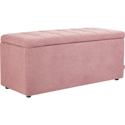 Beliani OREM - Ottomaan-Roze-Polyester