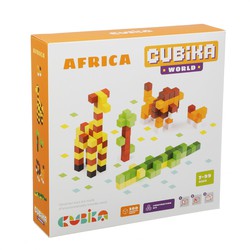 Cubika Cubika Houten Blokjes Bouwset - Afrika