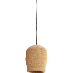 Light&living Hanglamp Ø24x32 cm BOLSENA zeegras naturel+crème