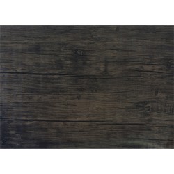 Decoratie plakfolie - donkerbruin hout patroon - 45 cm x 2 m - zelfklevend - Meubelfolie