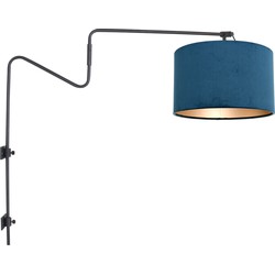 Steinhauer wandlamp Linstrøm - zwart - metaal - 3727ZW