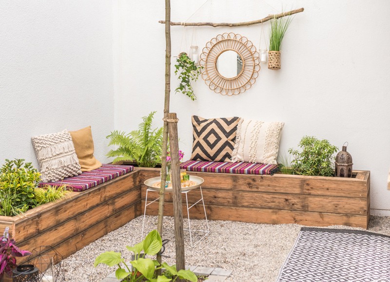 Zo creëer je een gezellige, bohemien sfeer in je tuin of op je balkon