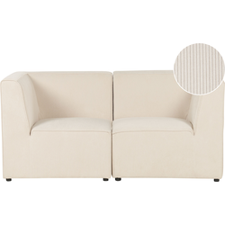 Beliani LEMVIG - Modulaire Sofa-Beige-Corduroy