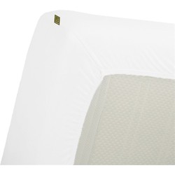 Beddinghouse Dutch Design Jersey Stretch Topper Hoeslaken Wit-Lits-jumeaux (180x200/220 cm)