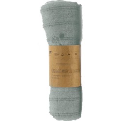 Snoozebaby Snoozebaby Organische Wikkeldoek Smokey Green - 80x80 cm