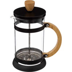 5Five Cafetiere French Press koffiezetter - koffiemaker pers - 600 ml - glas/rvs - Cafetiere