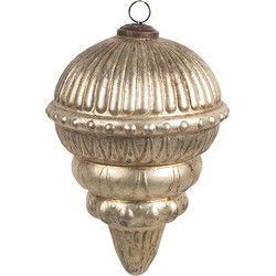 Clayre & Eef Kerstbal Goudkleurig Glas