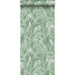 ESTAhome behang palmbladeren jade groen