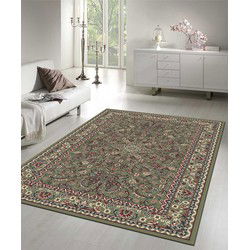Nain Klassiek - Laagpolig Oosters Vloerkleed - Vintage Tapijt - Groen- 140x200 CM