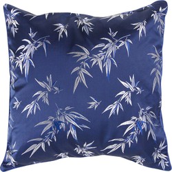 Fine Asianliving Chinese Kussen Navy Bamboe 45x45cm