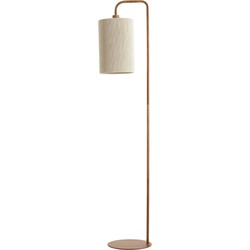 Light & Living - vloerlamp - Donio - beige naturel - katoen metaal - E27 - 1738243