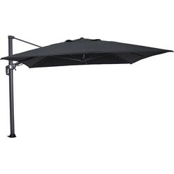 Garden Impressions Hawaii Big Pole II zweefparasol 350x350 cm - royal black