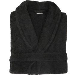 Twentse Damast Badjas Alexis Zwart - S/M
