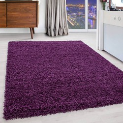 Hoogpolig vloerkleed - Plus Shaggy Paars - 200 X 290