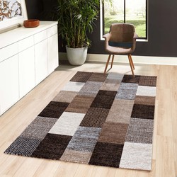 Vernazza Modern Bruin vloerkleed - - 200 X 290 CM