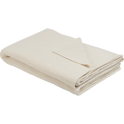 ASAKA - Plaid - Beige - 130 x 180 cm - Katoen