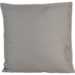 1x Buiten/woonkamer/slaapkamer kussens in het grijs 45 x 45 cm - Sierkussens