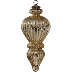 PTMD Santhy Kerstornament - H30 x Ø30 cm - Glas - Goud glanzend