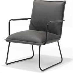 Fauteuil - Event - stof Soft antraciet