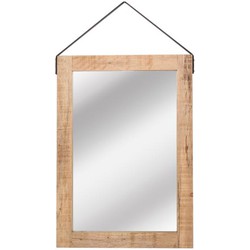 LABEL51 Spiegel - Naturel - Mangohout - 60x85 cm